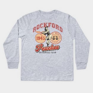 Rockford Peaches Kids Long Sleeve T-Shirt